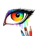 colorfit: drawing & coloring android application logo